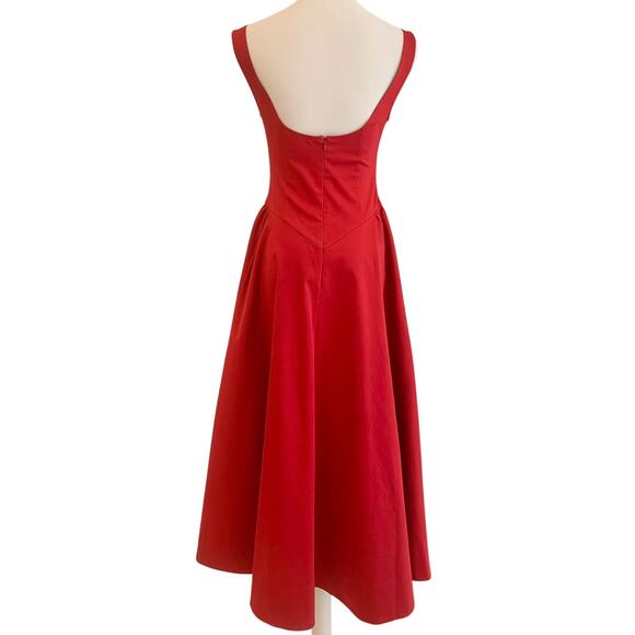 open lace back dress Sally Midi Dress